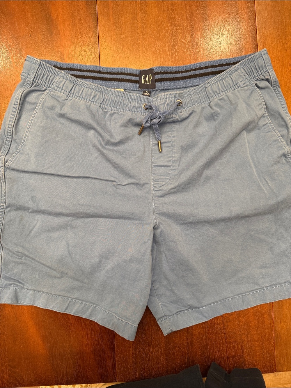 GAP Sky Blue Drawstring Cotton Casual Shorts